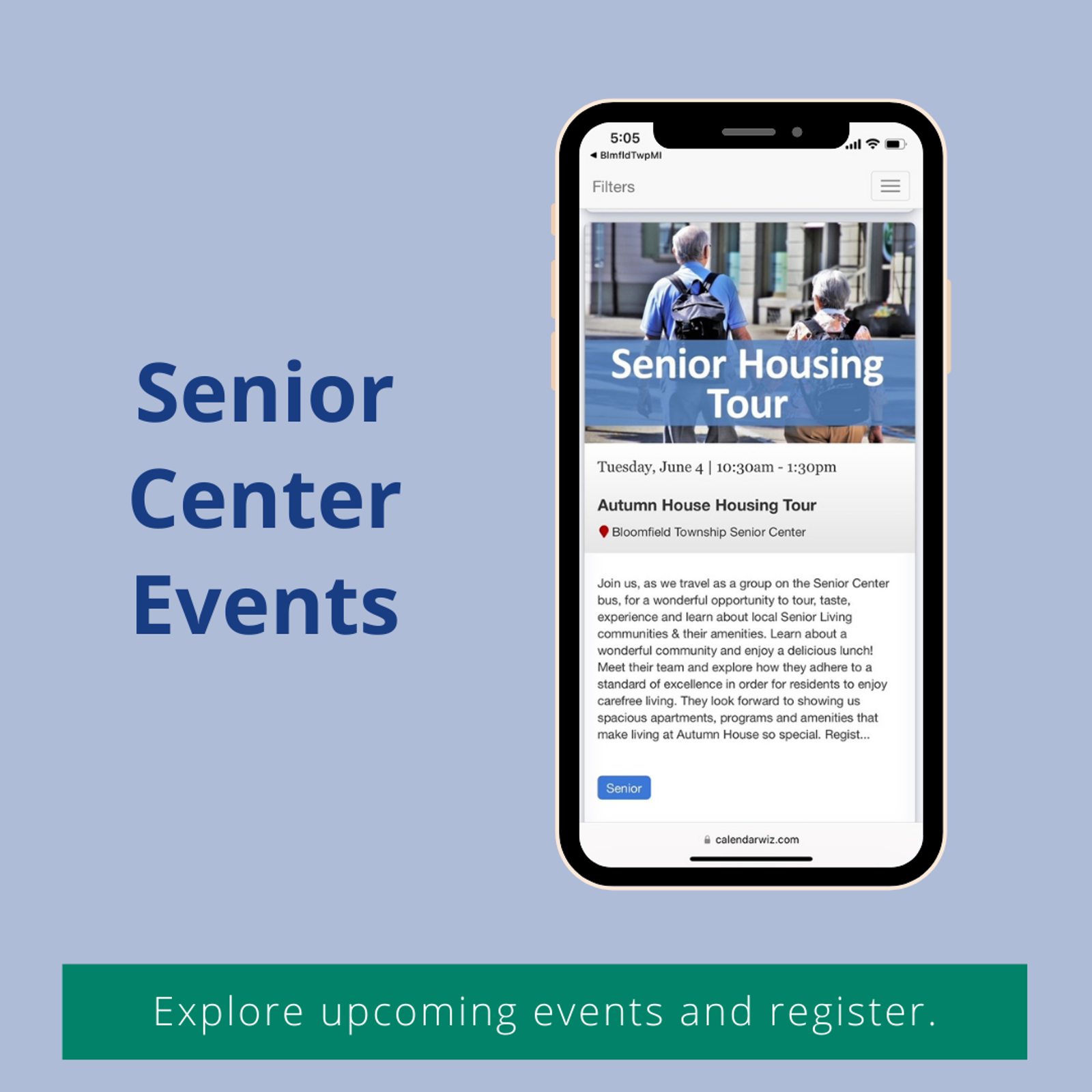 Senior Center Events