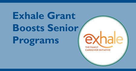 Exhale Grant Boosts Senior Programs with Exhale logo