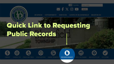 Requesting Bloomfield Township Public Records Is Now Easier Than Ever