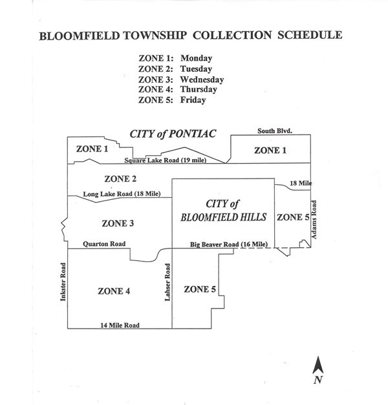 Trash Collection Day Map