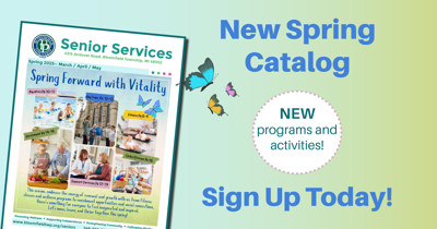 Spring Catalog for Senior Center Available Now