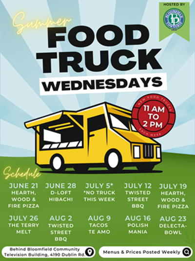 Food Truck Wednesdays at the Township