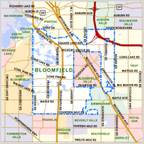 Bloomfield Township Borders
