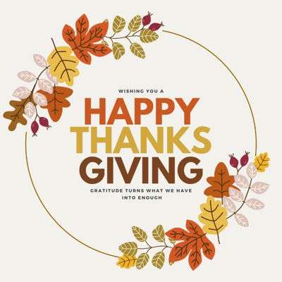 Township Offices Closed for Thanksgiving