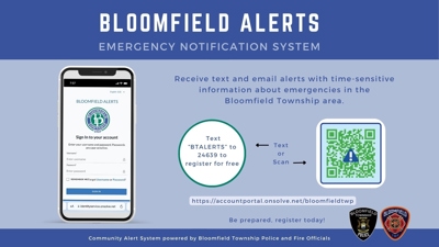 Bloomfield Alerts: A New Emergency Alert System
